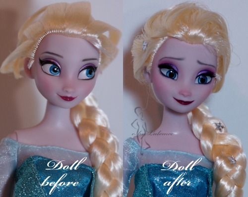 OOAK Snow Queen Elsa doll. I made this doll as a little suprise gift. She used to be the classic Els