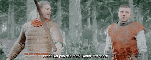 nathanprescutt:KINGDOM COME: DELIVERANCE 13/?         Henry: “You want to take him down with an arro