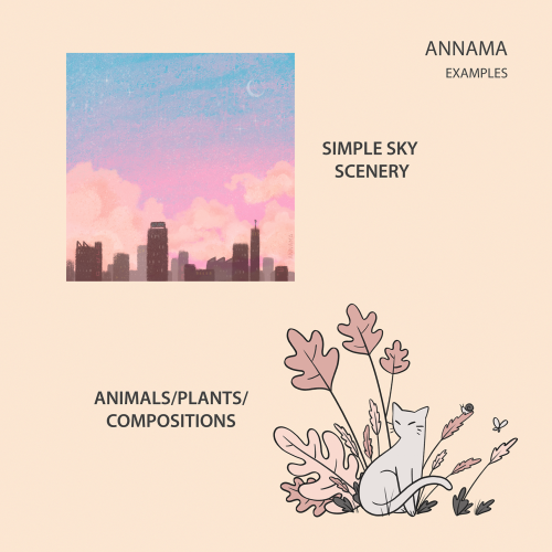 annama-art:EDIT: Hi! ❀I’m opening commissions again! So here’s the general pricing sheet and some mo