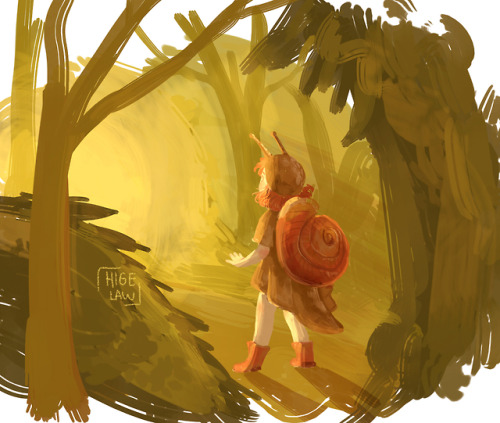 Small traveler I saw this post and got inspiredI’m not very good at backgrounds but I persevere