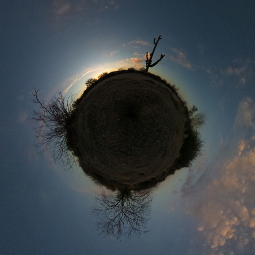 Little planet view, Rio Verde, Arizona