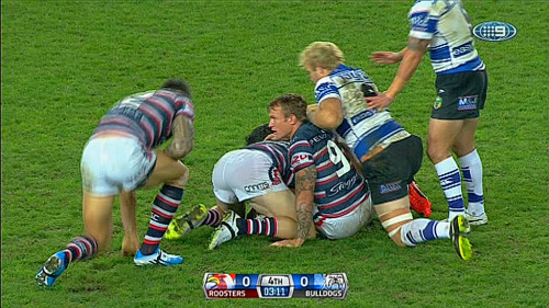 roscoe66:  White footy shorts have all sorts of spin off benefits