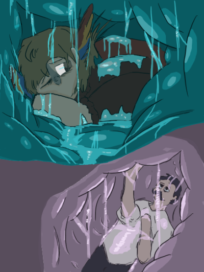 Have some noms (both are from diffrent stories just on the same page. Have fun with them I’m proud of them #tw vore#noms#hermitvore#hermitcraft vore#extreme cuddling#my art #people are hard #mcyt g/t#mcyt vore#safe vore#vore art