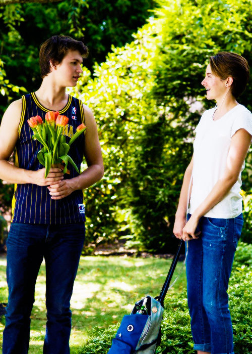 itsnot-anselelgort:  &ldquo;Augustus Waters was sitting on the front step as