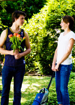 Itsnot-Anselelgort:  &Amp;Ldquo;Augustus Waters Was Sitting On The Front Step As