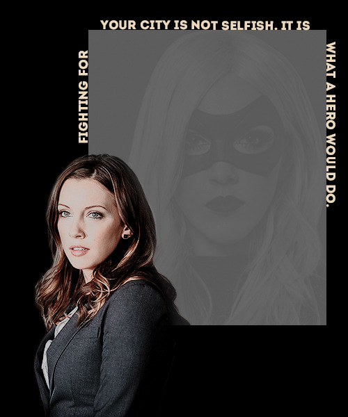 theworldneedslaurellance:‘Dinah Laurel Lance, always trying to save the world.‘