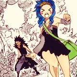 hitsuyo:  Gajeel &amp; Levy | Fairy Tail - requested by ithrowmytacosintheairsometimes
