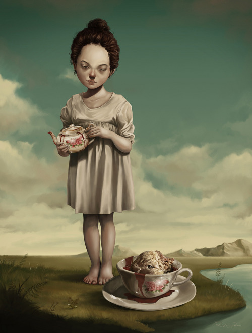 ex0skeletal:  (via The Unsettling Dreamy Paintings of Roby Dwi Antono | Hi-Fructose Magazine) 