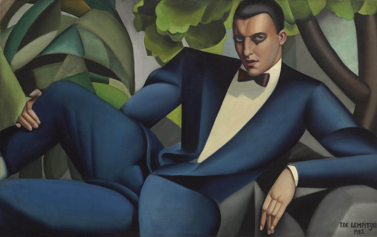 Tamara De Lempicka (1898-1980) Portrait du marquis d'Afflito (1925)
