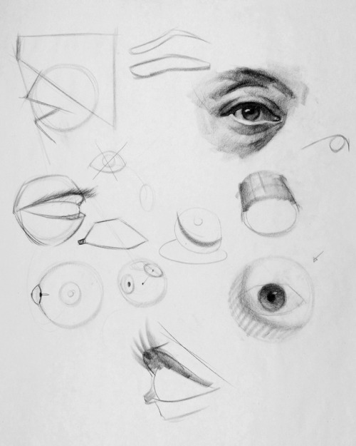 Stan Prokopenko — One of my early class demos on drawing eyes 👁. It...