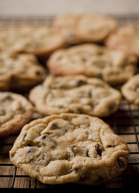 ivegotafoodbaby:Chocolate chip cookies by TomFalconer on Flickr.