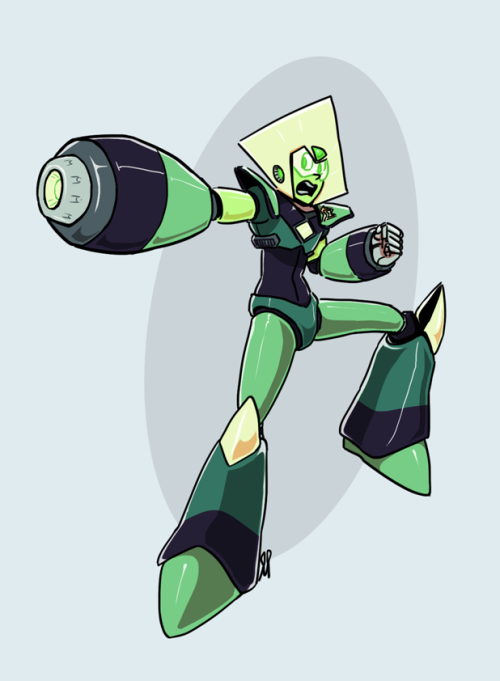 mechandra:  Reploid Peridot warps into battle!