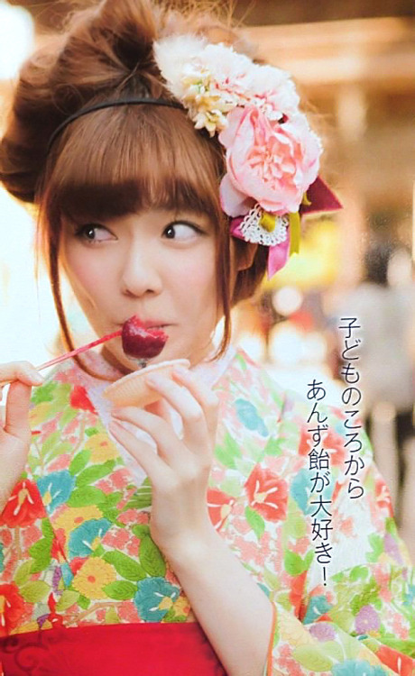 miragekids:  Shimazaki Haruka in Myojo 2014.03