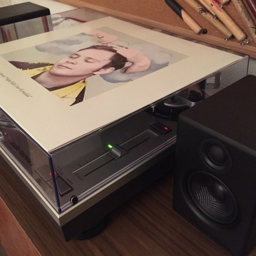 Chill Monday grooves, Jens Lekman with my new Audioengine speakers.