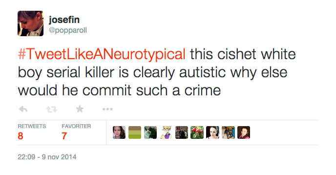 politicalsexxxkitten:  mpreg-tony:  poparoll:  some gems from the #TweetLikeANeurotypical