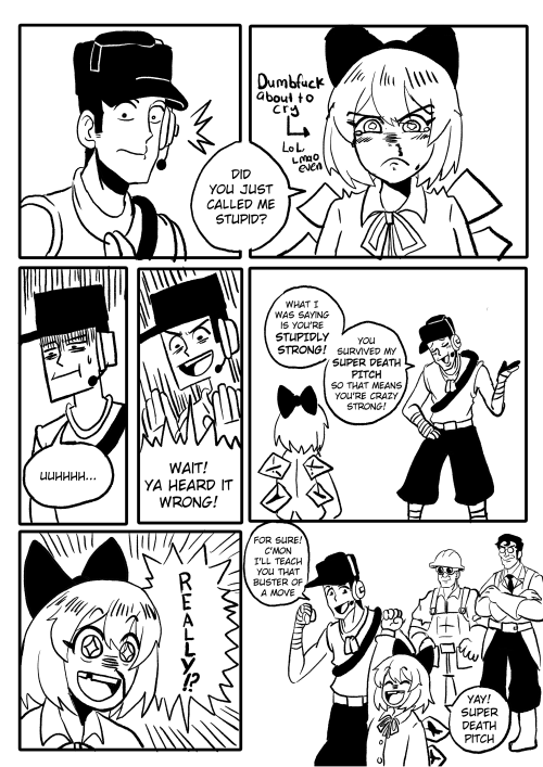 The Mercs And The Fairy : Touhou And TF2 Crossover