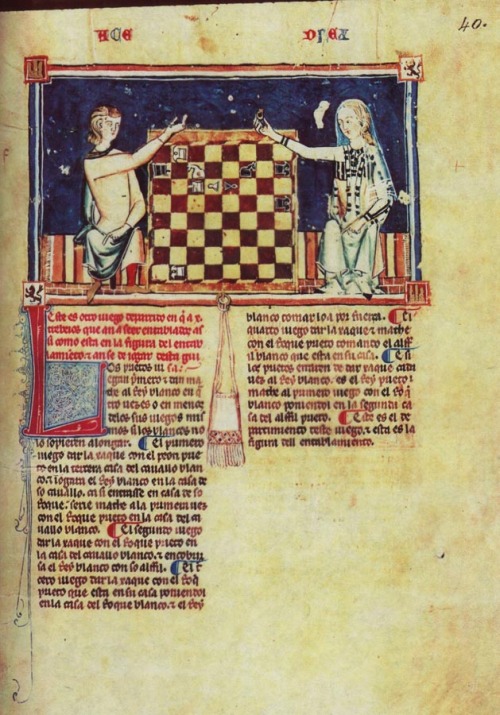 Alfonso X’s Book of Games, 13th century between 1251 and 1283.