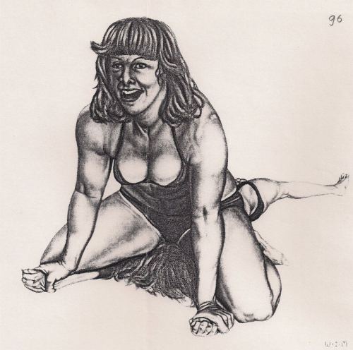 Drawing from WIM in the 90s for my video catalogues - facesitting