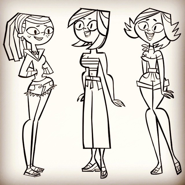 Total drama island  Total drama island, Character design sketches