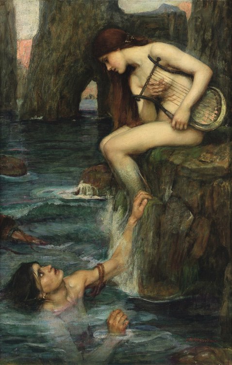 blackthornwinter: The Siren is a painting by John William Waterhouse. The painting depicts a siren 