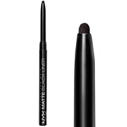 For those who can’’t find a good black lipstick, matter eyeliners work^.^ MATTE BLACK LI