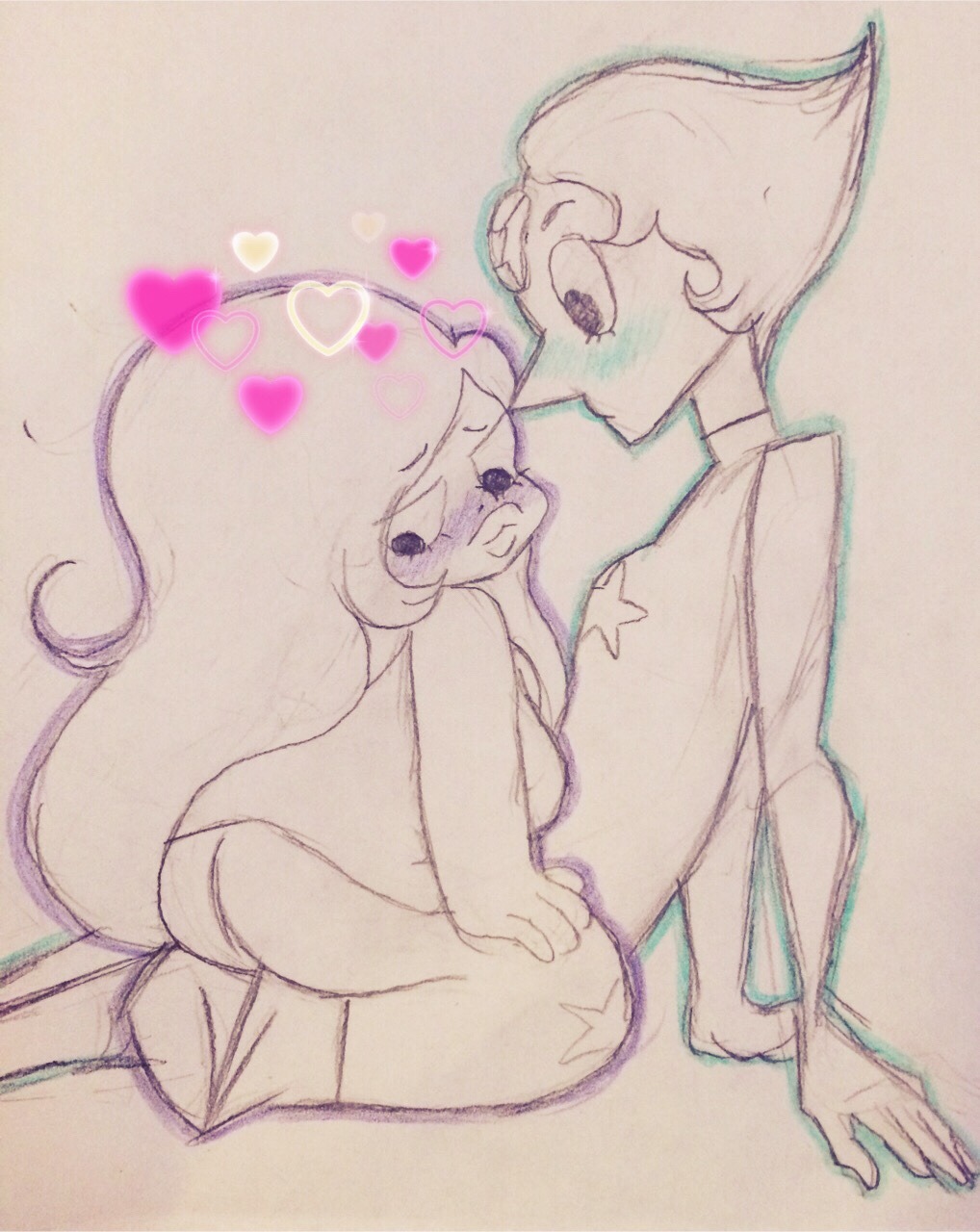 artsygay:  lil pearlmethyst gift for decelve !!!! ❤️ 