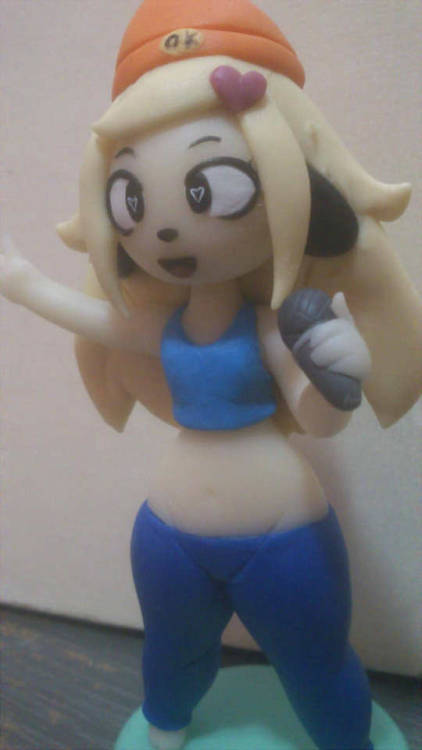 somescrub: bupiti:  small commission for @somescrub Parappa  I can’t wait for it to get to me! A huge thanks to bupti for breaking the doggo out into the real world. :D  omg! <3 <3 <3