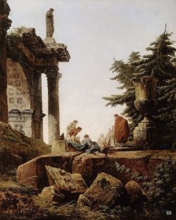 hadrian6:  Triumphal Arch in Ruins. 1780.