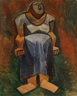 artist-picasso:  Farm woman, 1908, Pablo