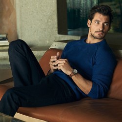 everythinggandy:#DavidGandy for #marksandspencer spring 2015  what is it about british guys and blue??i seriously need to test this theory