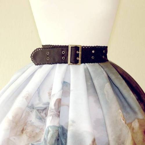 Albert’s Street belt is back in stock! With added lace options!visit here