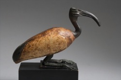 grandegyptianmuseum:  Figurine of Ibis (bronze