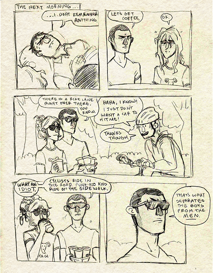 kibsscribs:  A bunch of comics I drew about the goofy shit that happened at my birthday