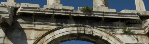 classicalmonuments: Arch of Hadrian Athens, Attica, Greece 131/2 CE 18 m. in height, 13.5 m. in widt