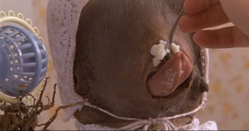 holyth3firm: victal: —Little Otik (2000) directed by Jan Švankmajer. if my future child