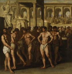 Aniello Falcone, The Gladiators, 17th century