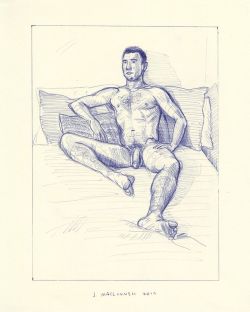 johnmacconnell:Sunday’s are for staying in bed. Jared @jaredspencernyc has got the right idea. #johnmacconnell #portraitdrawing #ballpointpen #sketch #boysinbed https://www.instagram.com/p/ByfavmYBEMq/?igshid=1rio8gfc8pjf2
