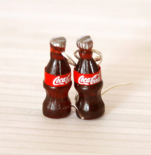 Coke bottle earrings //Zoozim