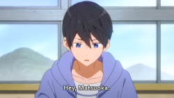 swimminghomosubtitles:  Rin never imagined Haruka would be correcting his English.