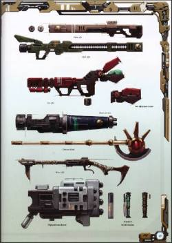 a-40k-author:  Weapons of the 41st millennium.