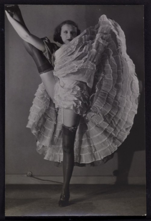 grandma-did:Man Ray - Lydia, CanCan Dancer.  One of these was dated 1920, the other 1932.  