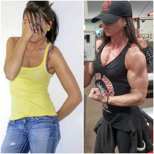 Before and after weightlifting #muscle#fitness#fbb#beforeandafter #before and after #biceps#ripped#hot#veins
