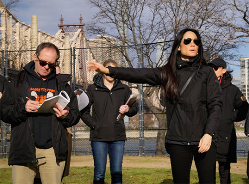 shesnake:Lucy Liu directing various episodes of Elementary between 2013 and 2018.