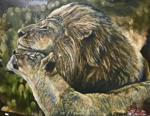 Liongist / Oil painting size / F6 canvas