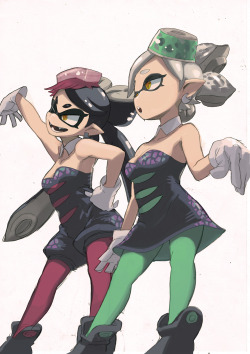 pkjd-moetron:  Splatoon artwork from “My