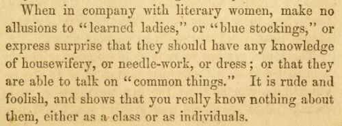 ~ The Ladies’ Guide to True Politeness and Perfect Manners; or, Miss Leslie’s Behaviour 