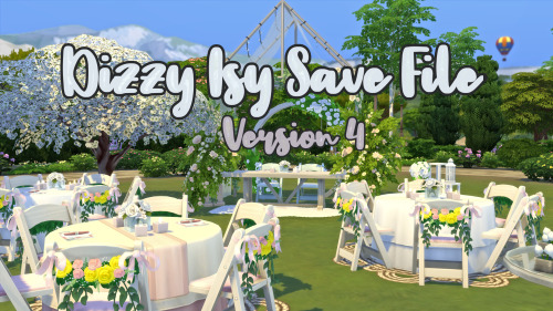 islerouxsims: DIZZY ISY SAVE FILE VERSION 4Hello!Here is the fourth version of my precious Dizzy Isy