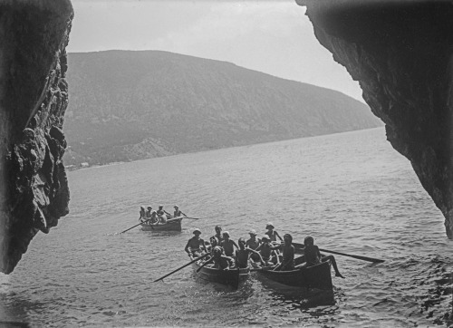 Young pioneers in Artek camp on the Black Sea (Crimea, 1930s). Photos by Yakov Berlin.