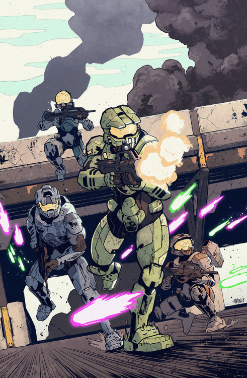 HALO Collateral DamageVery excited that it got announced I’m doing covers for this 3 part series com