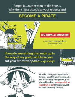mikey-ho: sea-train:  Luffy and Zoro (chapters